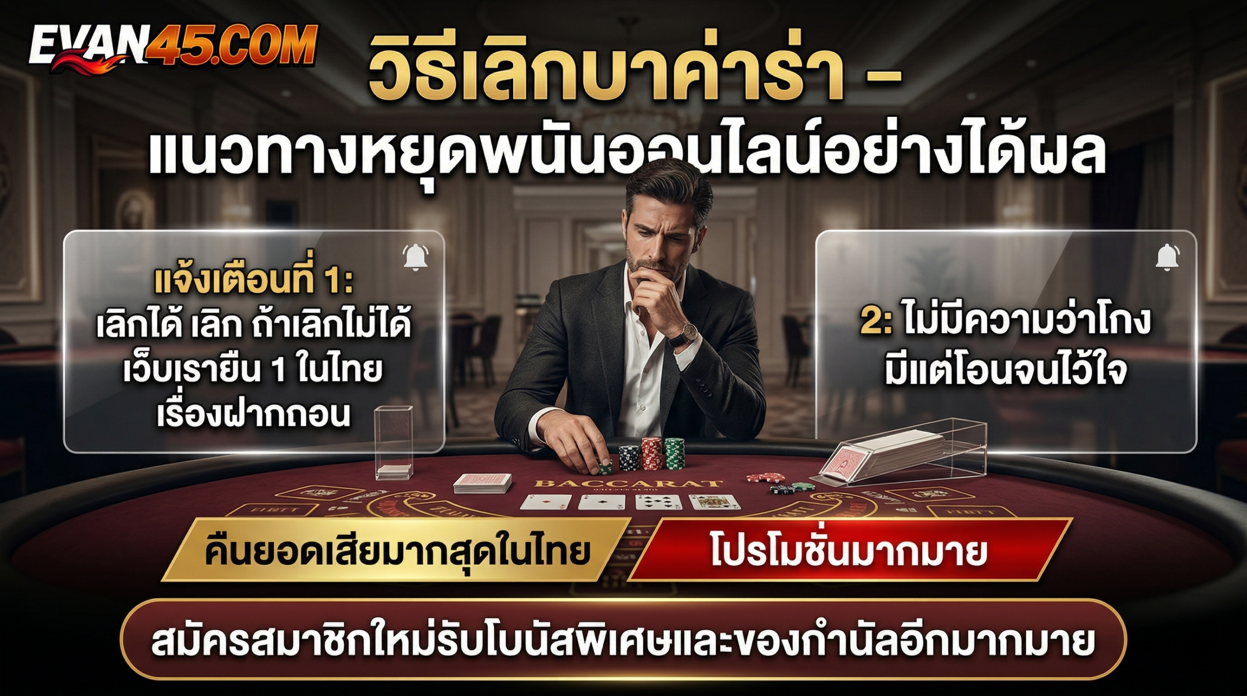 วิธีเลิก บา ค่า ร่า
